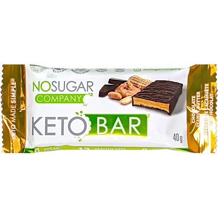 No Sugar Keto Bar - Chocolate Peanut Butter